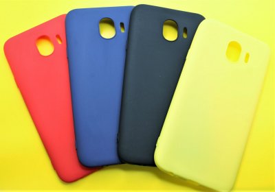 Чехол силикон Samsung J4 2018 Матовый разноцвет