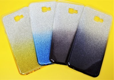 Чехол силикон Samsung J4 Plus/2018/J4 Core Блестящий разноцвет