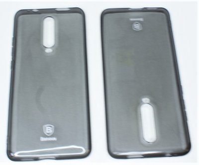 Чехол силикон Xiaomi Redmi K20/K20 PRO/Mi 9T Baseus Темно прозрачный