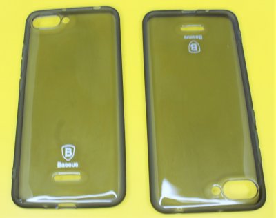 Чехол силикон Xiaomi Redmi 6A Baseus Темно прозрачный