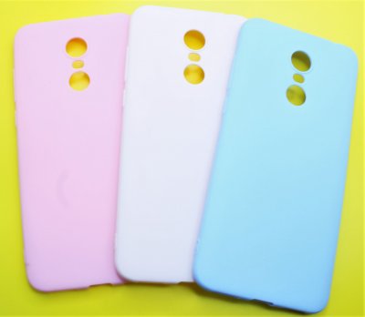 Чехол силикон Xiaomi Redmi 5 Plus Матовый разноцвет