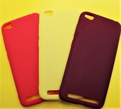 Чехол силикон Xiaomi Redmi 5A Матовый разноцвет