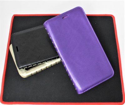 Чехол  Xiaomi Redmi Note 3 Книжка Фиолетовая NEW CASE