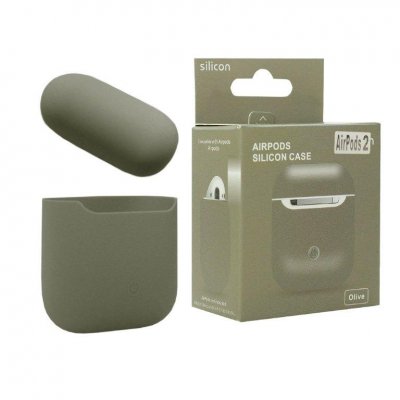Чехол AirPods 2 Silicone Olive