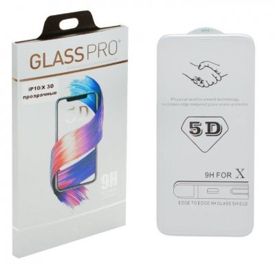 Защитное стекло iPhone X/XS/11 Pro 3D Прозрачное