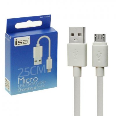 Кабель USB на Micro USB IS 25см (115106)
