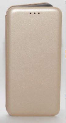 Чехол Samsung  A6 Plus 2018  Книжка Золотая Flip cover leather