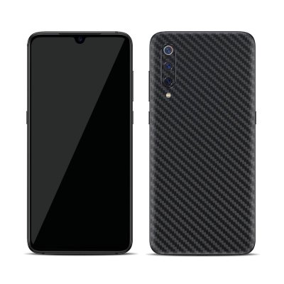 Чехол силикон Xiaomi Mi 9 Карбон черный