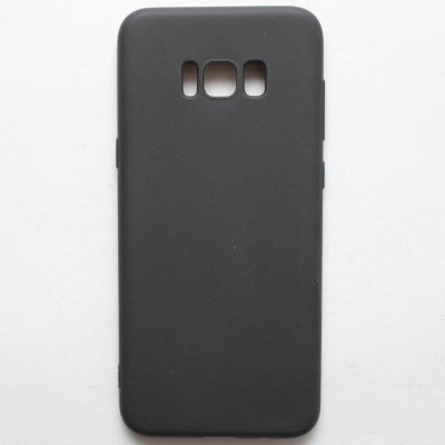 Чехол силикон Samsung S8 Plus TPU 1.0mm матовый черный
