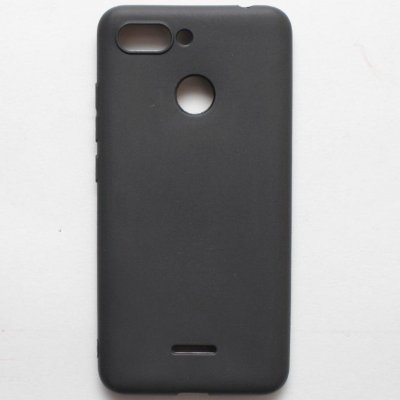 Чехол силикон Xiaomi Redmi 6 TPU 1.0mm матовый черный