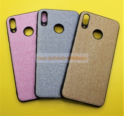 Чехол Samsung M30/2019 Ткань Блестящая разноцвет