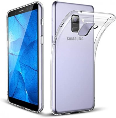 Чехол силикон Samsung A8 (2018) Прозрачный