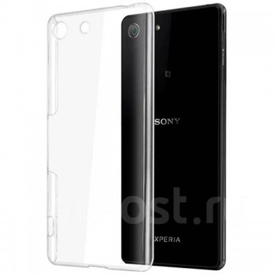 Чехол силикон Sony Xperia M5 Прозрачный