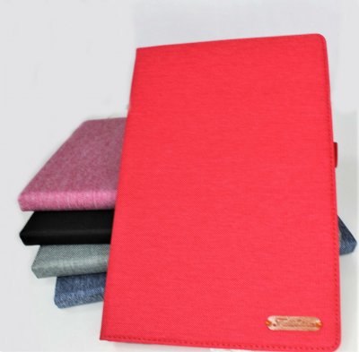 Чехол Huawei MatePad/Huawei Honor V6 (10.4 дюймов) книжка джинс Красная Fashion