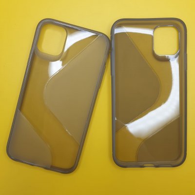 Чехол силикон iPhone 11 Темно прозрачный S-CASE