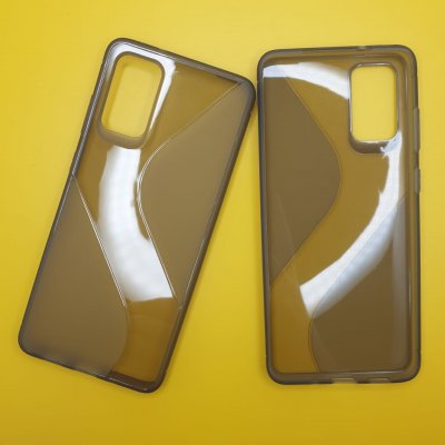Чехол силикон Samsung S20 Plus Темно прозрачный S-CASE