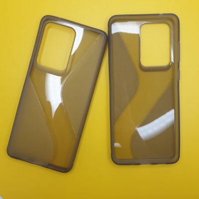Чехол силикон Samsung S20 Ultra Темно прозрачный S-CASE