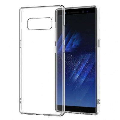 Чехол силикон Samsung Note 8 Прозрачный
