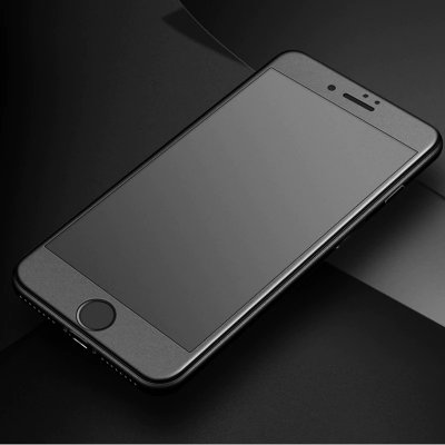 Защитное стекло iPhone 7/8 Plus Матовый 9H Черное