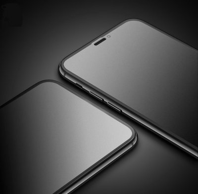 Защитное стекло iPhone X/XS/11 Pro Матовый 9H Черное