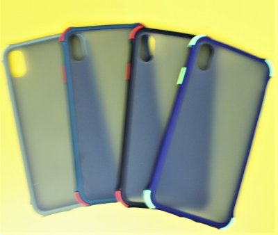 Чехол пластик iPhone Xs Max с усиленными бортиками