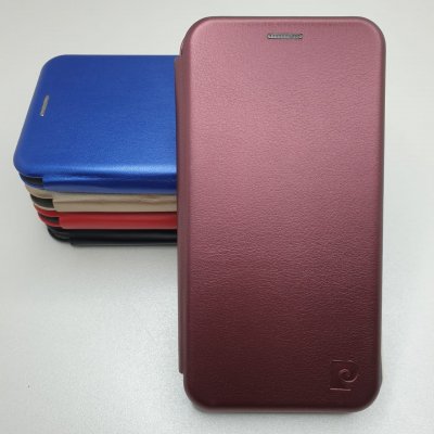 Чехол Samsung M30S/M21 книжка бордовая Fashion Case