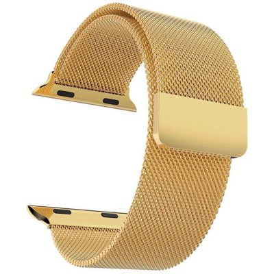 Ремешок для Apple watch 38-40mm Milanese Loop Металл желтое золото