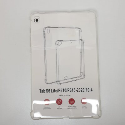 Прозрачный противоударный силиконовый чехол для Samsung Tab S6 Lite (P610/P615) (10.4 дюймов) с усиленными углами