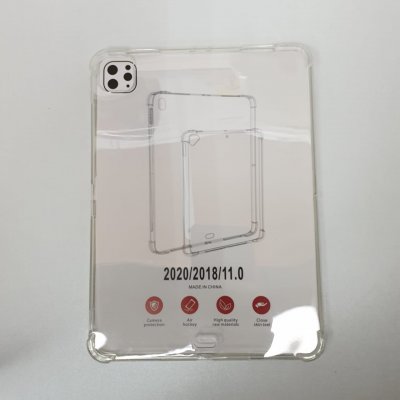 Прозрачный противоударный силиконовый чехол для iPad Pro 11 (2020) (11 дюймов) с усиленными углами