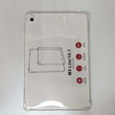 Прозрачный противоударный силиконовый чехол для Huawei MediaPad M5 lite (10.1 дюймов) с усиленными углами