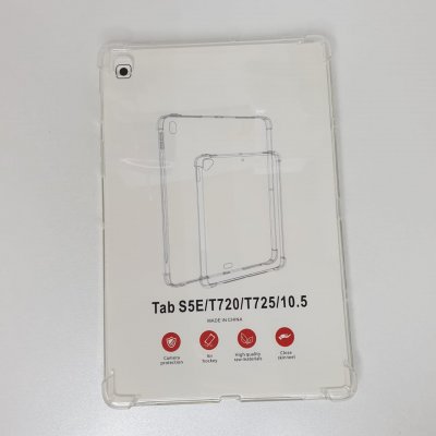Прозрачный противоударный силиконовый чехол для Samsung Tab S5e Lite/S5e T720/725 (10.5 дюймов) с усиленными углами