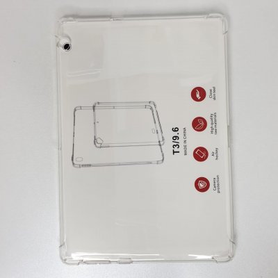 Прозрачный противоударный силиконовый чехол для Huawei MediaPad T3 (9.6 дюймов) с усиленными углами