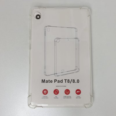 Прозрачный противоударный силиконовый чехол для Huawei MatePad T8 (8.0 дюймов) с усиленными углами
