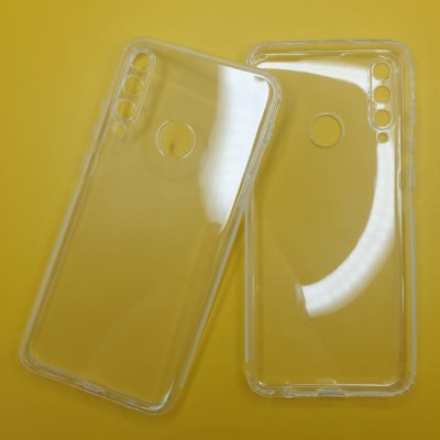 Прозрачный противоударный силиконовый чехол для Huawei Y6p с усиленными углами