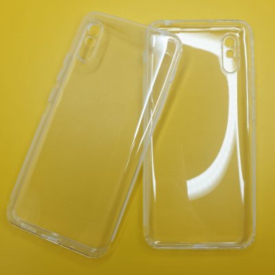Прозрачный противоударный силиконовый чехол для Xiaomi Redmi 9A с усиленными углами