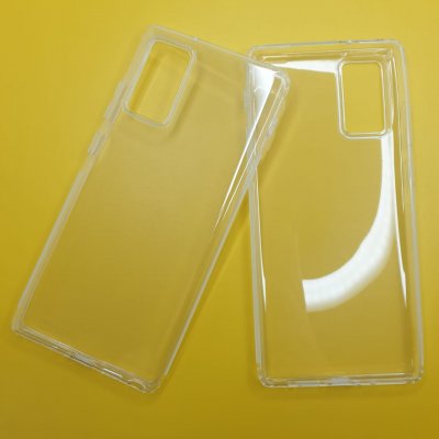 Прозрачный противоударный силиконовый чехол для Samsung Note 20 с усиленными углами
