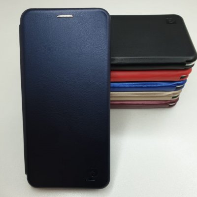 Чехол-книжка Xiaomi Mi 10 Lite Темно-синяя Fashion Case