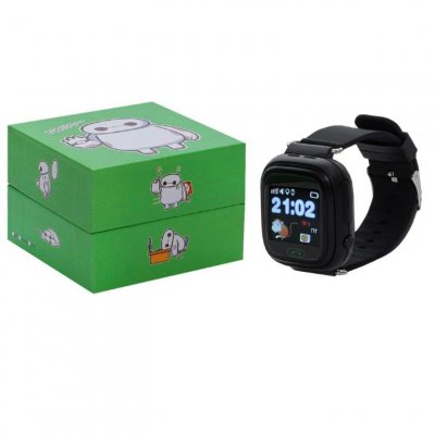 Часы детские Smart Watch Q90 GPS Черные