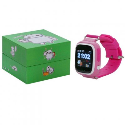 Часы детские Smart Watch Q90 GPS Розовые