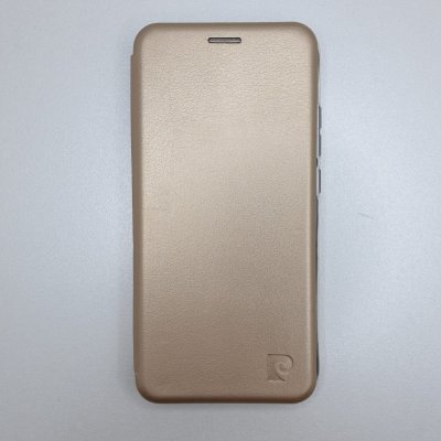 Чехол-книжка Xiaomi Redmi 9A Золотая Fashion Case