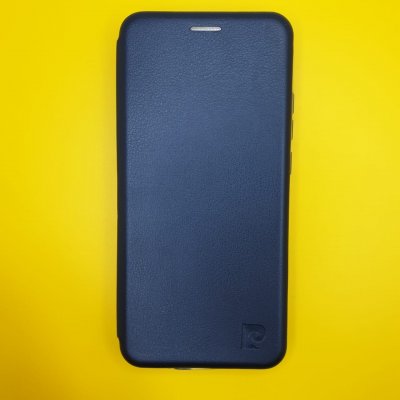 Чехол-книжка Xiaomi Redmi 9A Темно-синяя Fashion Case