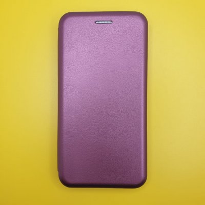 Чехол книжка Xiaomi Redmi 7A Бордовая Fashion Case