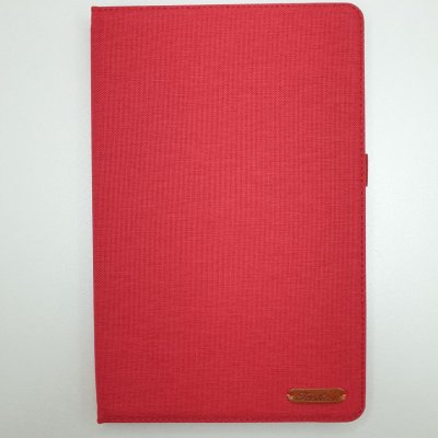 Чехол Samsung Tab A7 (2020) T500/T505 (10.4 дюймов) книжка джинс Красная Fashion