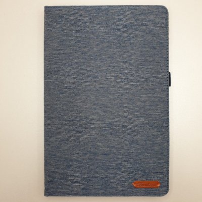 Чехол Samsung Tab A7 (2020) T500/T505 (10.4 дюймов) книжка джинс Синяя Fashion