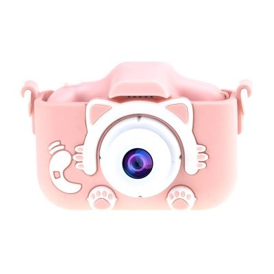 Детская фотокамера Childrens Fun Camera CUTE KITTY (Розовый)