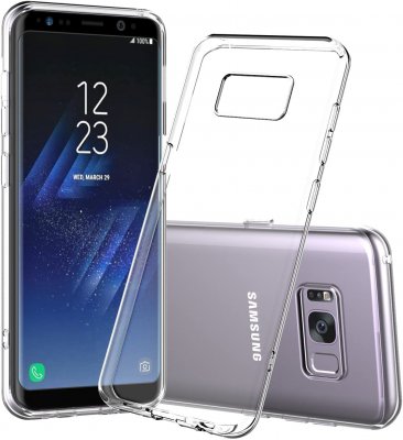 Чехол силиконовый для Samsung S8 Plus Прозрачный