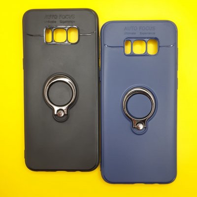 Чехол силикон Samsung S8 Plus с кольцом