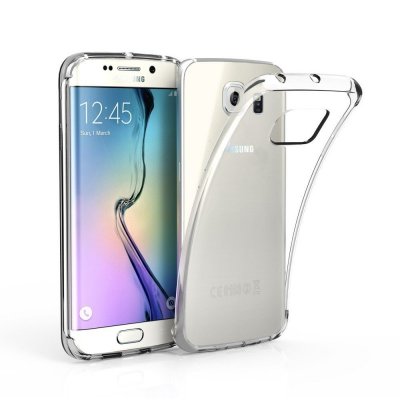 Чехол силикон Samsung S6 Edge Прозрачный