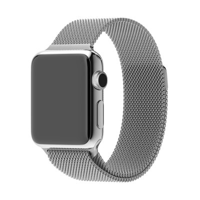 Ремешок для Apple watch 38-40mm Milanese Loop (Металл) Серый