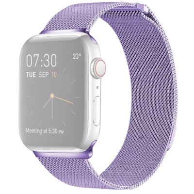 Ремешок для Apple watch 38-40mm Milanese Loop (Металл) Нежно-фиолетовый